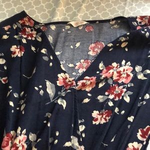 long sleeve v-neck romper